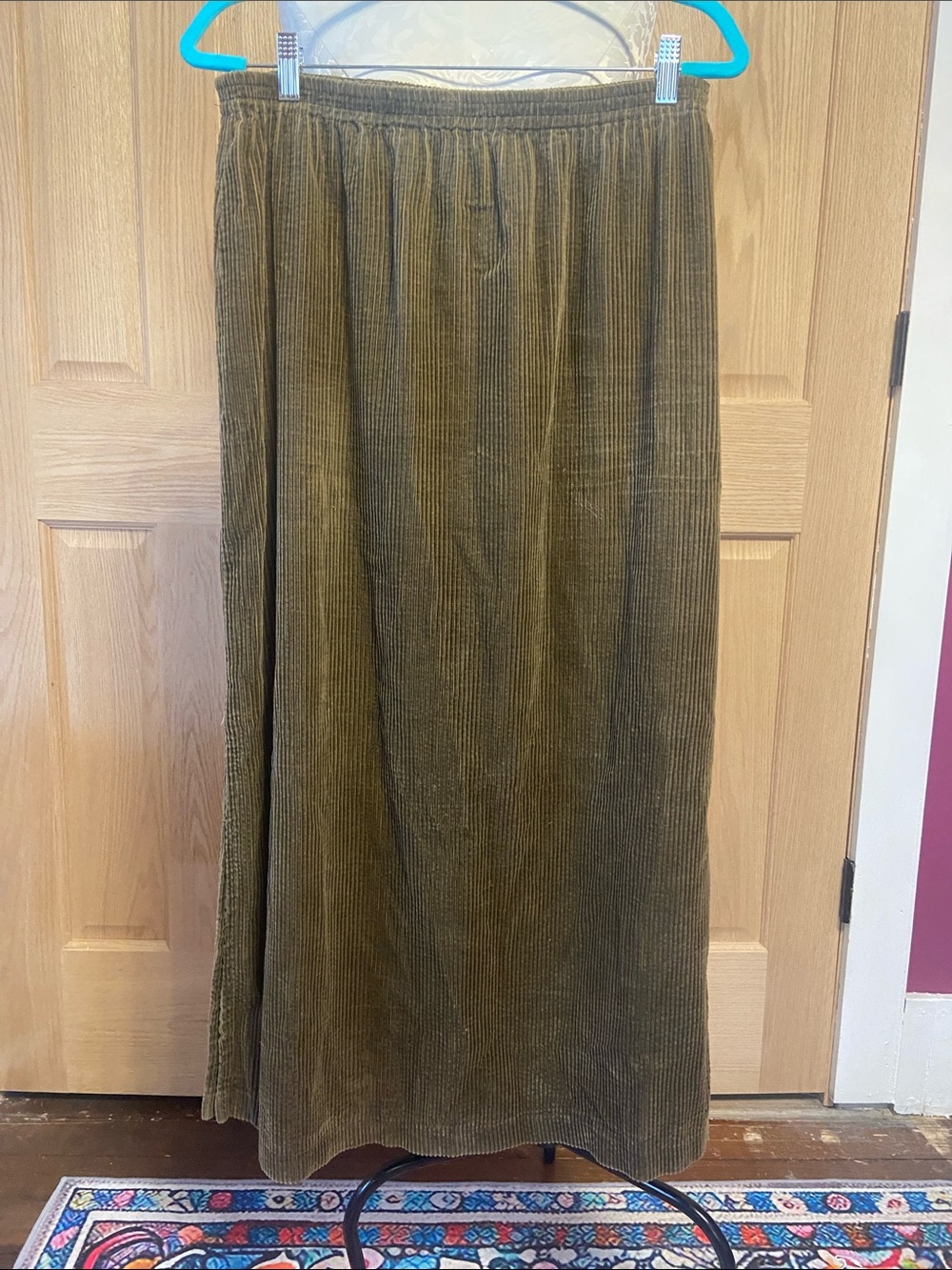 Rafaella Brown Corduroy Maxi Skirt